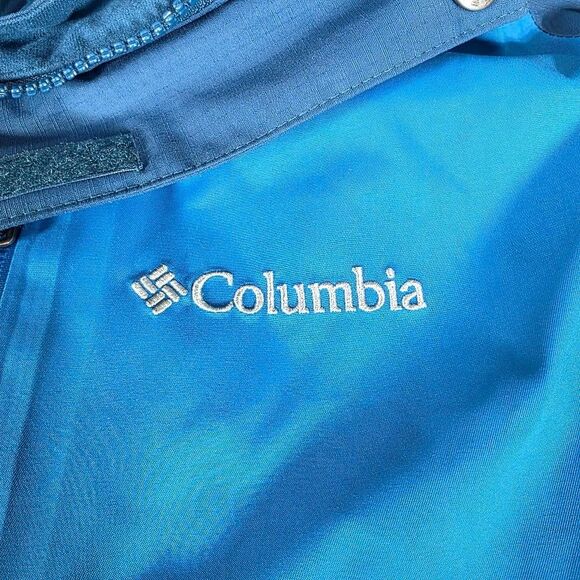 Columbia Interchange Omni-Tech Omni-Heat Jacket Men's Large Full Zip Hooded Blue - Picture 3 of 15